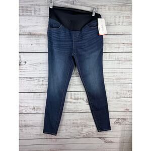 Isabel Maternity Crossover Belly Pannel Super Stretch Skinny Jeans NEW 2 Support